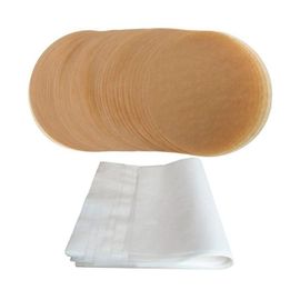 Feuilles De Papier Sulfurisé Non Blanchies 100x, 7 Pouces Et 500 Bâtonnets De Papier D'emballage Alimentaire