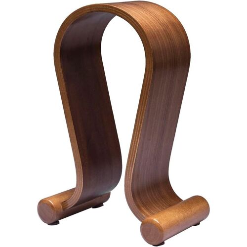 - Support universel pour casque audio - Bois de noyer