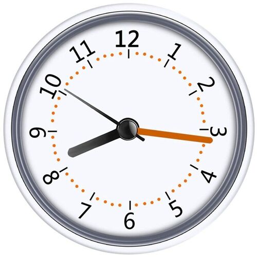 Mini horloge murale de douche étanche IP24, avec ventouse, en acrylique, pour salle de bain et cuisine
