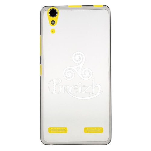 Coque Souple Pour Lenovo K3 Avec Impression Motifs Triskel Celte Blanc