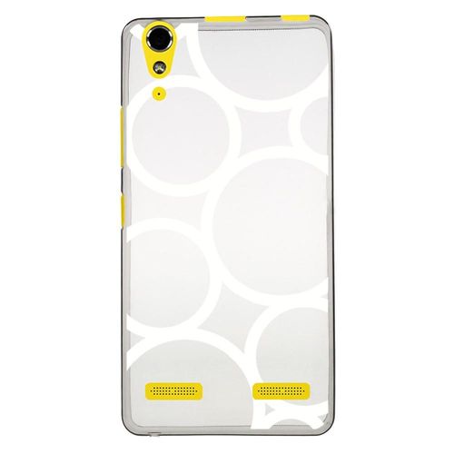 Coque Souple Pour Lenovo K3 Avec Impression Motifs Ronds Blancs