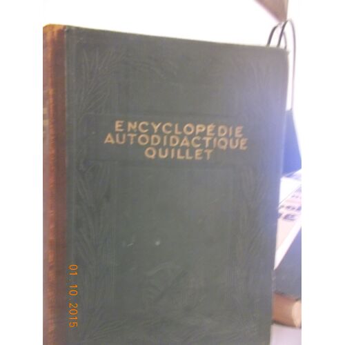 Encyclopedique Autodidactique Quillet  Tome Iv