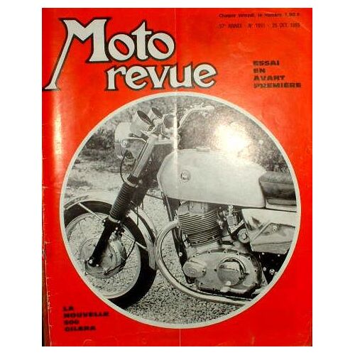Moto Revue  N°1951 Gilera 500 Twin, Le Frein À Disque