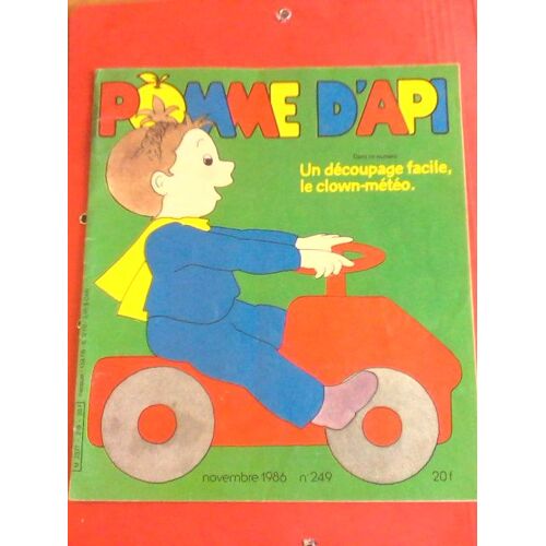 Pomme D'api  N° 249 : Un Découpage Facile, Le Clown-Météo