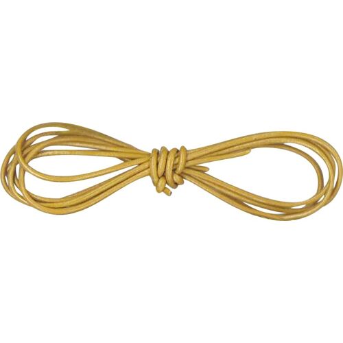 Cordon Cuir Ø 1 Mm Jaune Moutarde 1 M