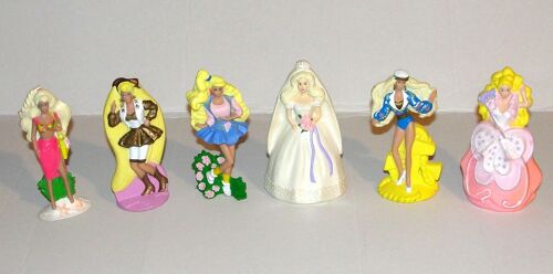 Figurine Barbie Mac Do Happy Meal - Lot 6 Filles Barbie Vintage 91 Et 93 Mc Donalds Mattel