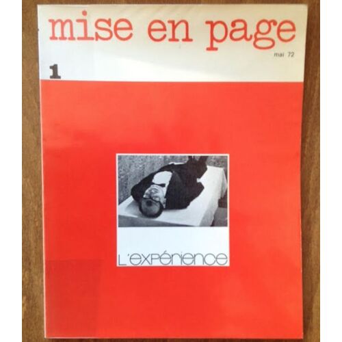 Mise En Page 1 : "L'expérience"