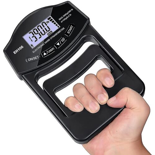 Testeur De Force De Préhension, 396 Lbs / 180 Kg De Jauge De Force De Poignée Numérique