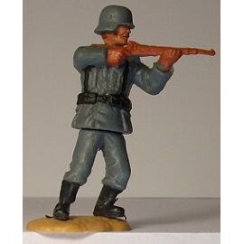 2 Figurines Timpo Toys Vintage – Soldats Guerriers Arabes Bédouins Sur Chameaux