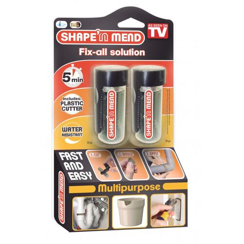 Kit pâte à coller toutes surfaces - Venteo - Blanc - Adulte - Pâte à coller pour bricolage sèche en 5min - Accessoires fournis