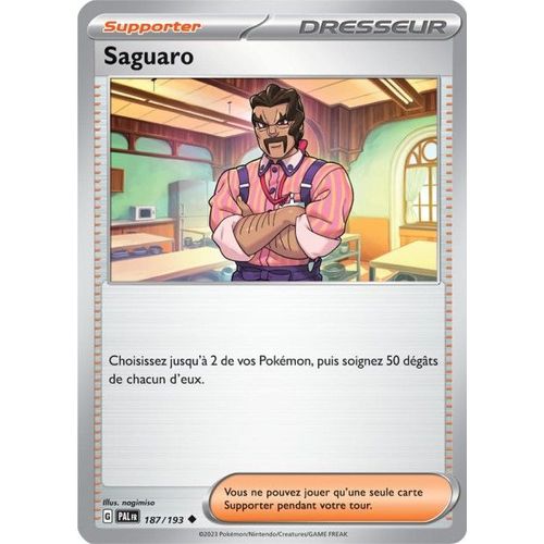 Carte Pokémon - Saguaro - 187/193 - Ev2 Evolutions À Paldea