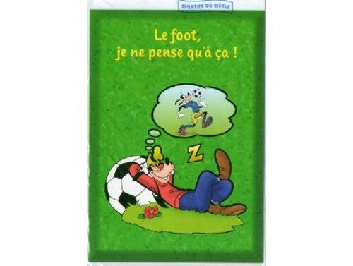 CARTE DISNEY GOOFY / DINGO FOOTBALL(30)
