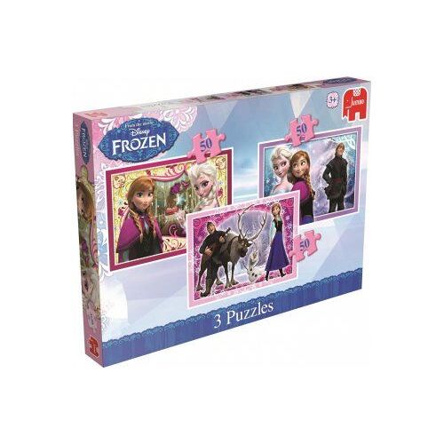 3 PUZZLES DE LA REINE DES NEIGES 3 X 50 PIECES 17441