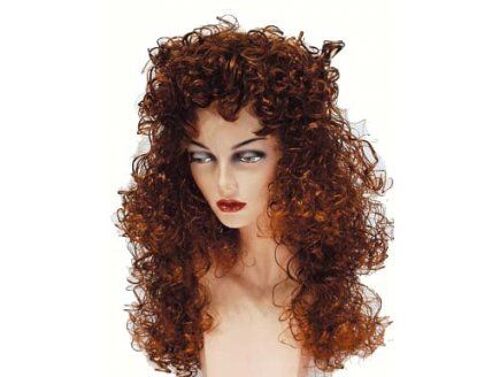 Perruque Boucles Longues Rousses