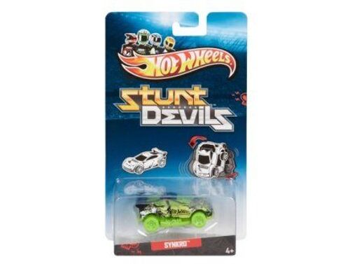 HOT WHEELS VOITURE SYNKRO - STUNT DEVILS - VEHICULE CASCADEURS