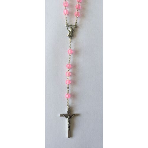 Chapelet Ancien Perles Roses