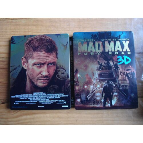 Mad Max "Fury Road" Blu-Ray 3d + Blu-Ray + Dvd, Steelbook (Jaquette Métal).