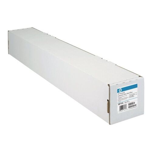 HP Universal - Fibre de bois, polyéthylène (PE) - satin - 7,9 millièmes de pouce - Rouleau (106,7 cm x 30,5 m) - 200 g/m² - 53.3 lbs - 1 rouleau(x) papier photo - pour DesignJet 45XX, T1100, T1200, T1300, T1708, T790, Z5200, Z5400, Z6, Z6600...
