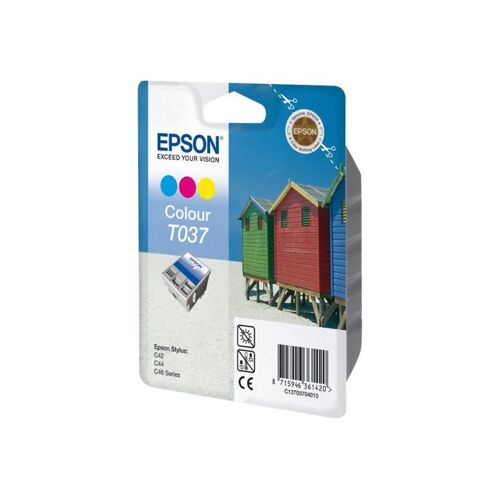 Epson T036 + T037 Twin Pack - Pack de 2 - noir, couleur (cyan, magenta, jaune) - original - blister - cartouche d'encre - pour Stylus C42+, C42S, C42SX, C42UX, C42UX Plus, C44+, C44UX, C46