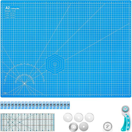 Kit de Découpe Rotatif, Kit de Cutter Rotatif, Tapis de Découpe A2