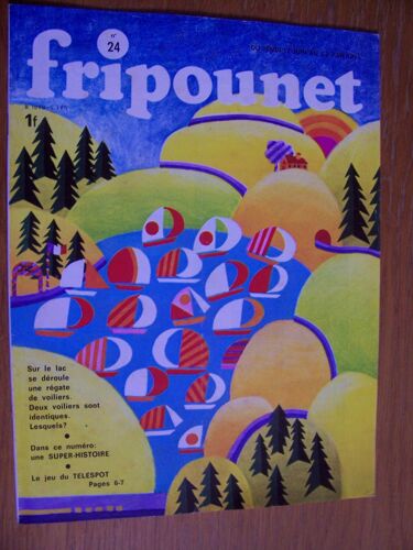 Fripounet N°24 06/1971 Sylvain Sylvette Agrume Pepin Lucile En France Moky Poupy Nestor Sous Marin R