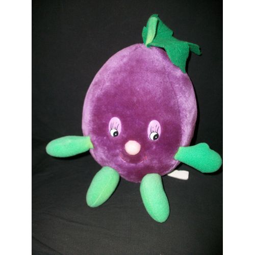 peluche fruit prune 25 cm