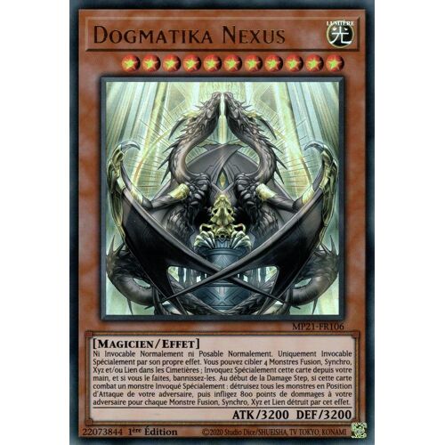 Yu-Gi-Oh! - Mp21-Fr106 - Dogmatika Nexus - Ultra Rare 1ère Édition