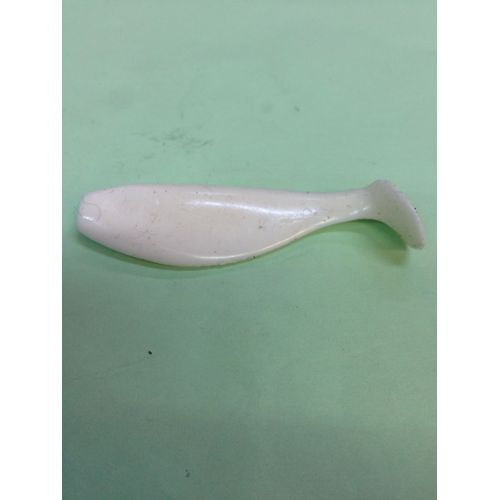 4 Poisson Blanc  6 Cm Leurre Souple Peche