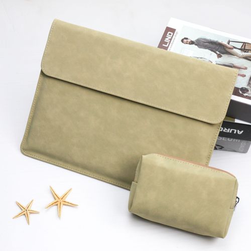 Sac pochette pour ordinateur portable Macbook Air Pro Retina Pour Xiaomi Notebook Cover Pour Huawei Matebook Shell - For 12 pouces A1534 A1931 - H-Khaki
