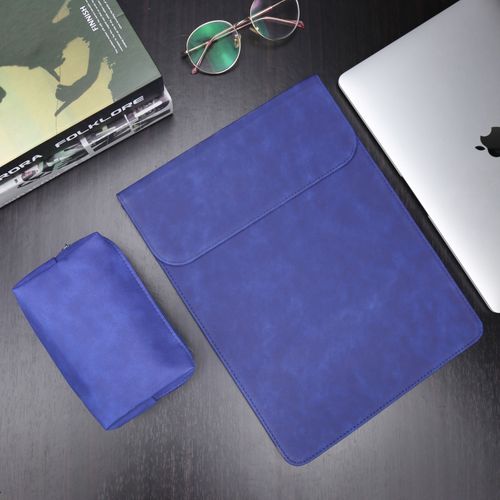 Sac pochette pour ordinateur portable Macbook Air Pro Retina Pour Xiaomi Notebook Cover Pour Huawei Matebook Shell - For 12 pouces A1534 A1931 - V-Navy Bleu