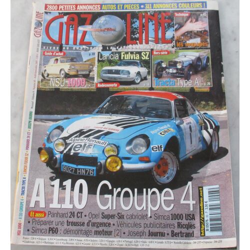 Gazoline - Volume 9 - N°93 - Août/Septembre 2003 - A110 Groupe 4