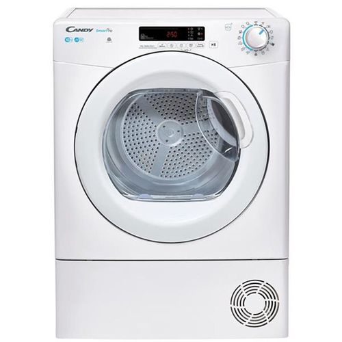 Sèche-linge Candy SMART Pro CSOE C10DG-S - WiFi - 59.6x58.5x85 cm (lxpxh) - chargement frontal - blanc