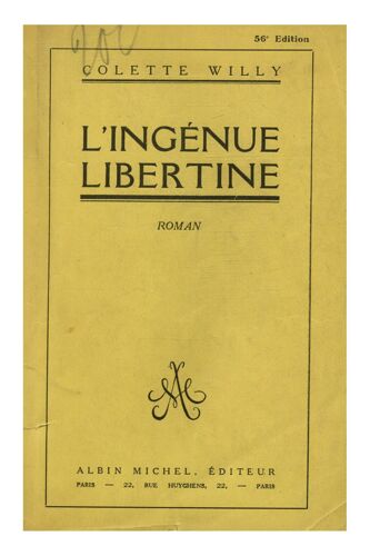 L'ingénue Libertine / 1926 / Colette Willy / Réf22360