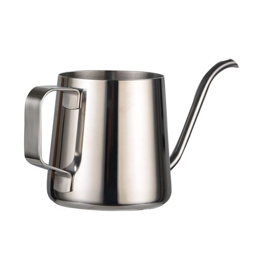 Pot À Café En Acier Inoxydable De 250ml, Bouilloire À Eau Style Simple, Pots De Préparation De Thé, Accessoires Pour Boissons, Récipient À Boire En Argent
