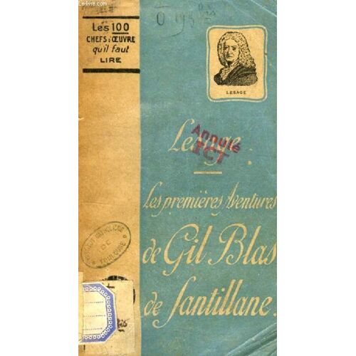 Les Premieres Aventures De Gil Blas De Santillane