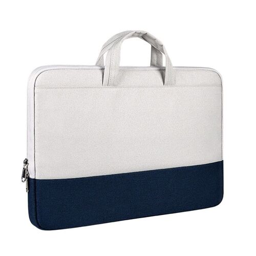 Sac à main étanche pour ordinateur portable,, bloc de couleurs en Polyester, Apple, Huawei Pro - For 14.1-Pouces - Bleu marine et gris