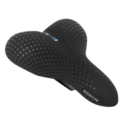 Selle San Marco Bioaktive Trekking Gel Femme Noir Rail Acier 450g 196x265mm (Sur Carte)