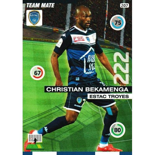 Carte Adrenalyn 2015 / 2016 - Christian Bekamenga - Troyes - N° 207