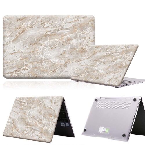 Coque à motif de marbre pour HUAWEI , étui Anti-chute à loquet pour ordinateur portable - For Matebook 14 - 25.Bege marbre