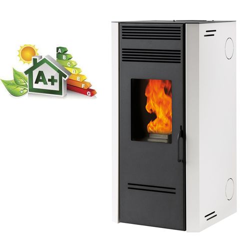 Poêle à Granulés Green 100 Blanc 10kW