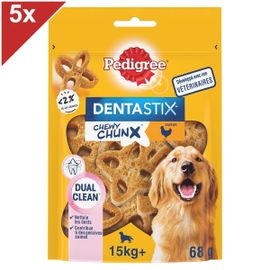 Pedigree Dentastix Chewy Chunx Friandises À Mâcher Pour Chien De +15kg 5x68g