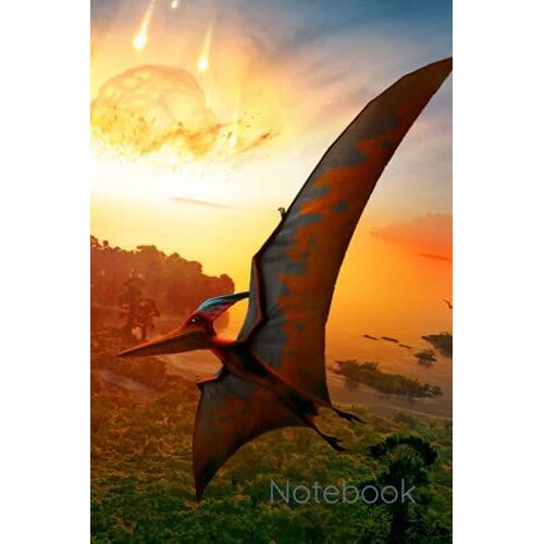 Dinosaur Notebook: An Amazing Dinosaur Notebook Small Enough To Take With You Almost Everywhere For Taking Notes, Writing Down Thoughts, Brainstorming ... Making Lists And Keeping Your Life Organized.