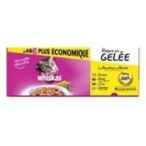 Whiskas Viande/Poiss Gelee 48x100g