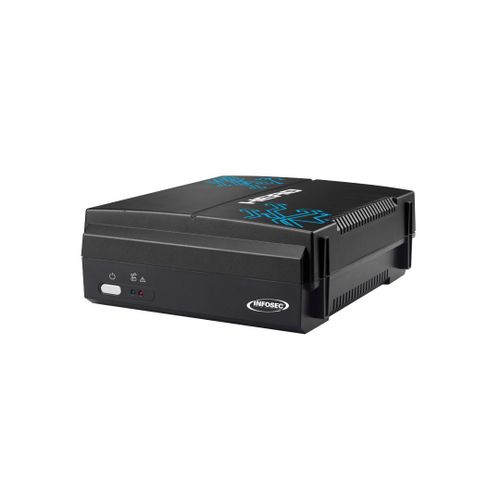 Onduleur HERO 450 - Infosec - Protection coupures électrique Box, 2 Prises parafoudre FR/Schuko 450VA/240W