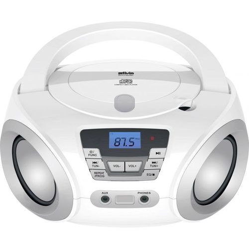 Radio-CD FM Silva Schneider PCD 19.1 210716 AUX, CD blanc 1 pc(s)