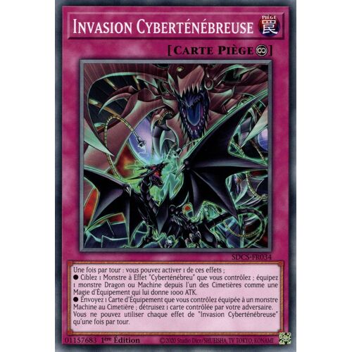Yu-Gi-Oh! - Sdcs-Fr034 - Invasion Cyberténébreuse - Commune 1ère Édition