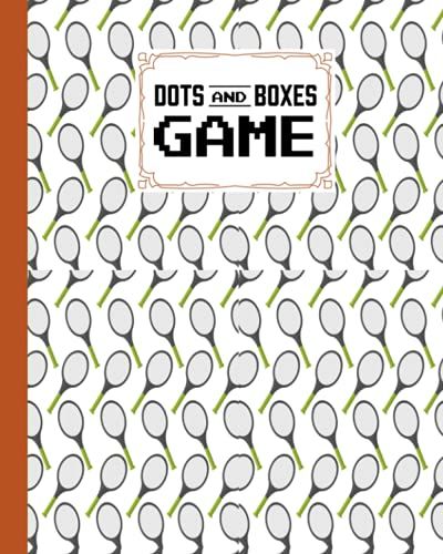 Dots And Boxes Game: Tennis Cover Dots & Boxes Activity Book - 120 Pages!, Dots And Boxes Game Notebook - Classic Pen & Paper Games (8.5 X 11 Inches) By Susan Firth