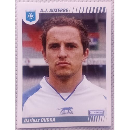Foot 2009 - Championnat De France De L1 Et L2 - Auxerre N°15 Dariusz Dudka - Image, Sticker, Autocollant, Vignette Panini