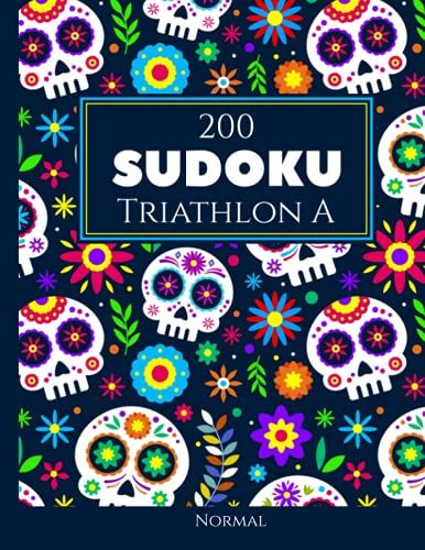 200 Sudoku Triathlon A Normal Vol. 12: Con Soluciones Y Rompecabezas Adicionales