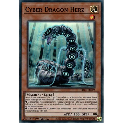 Yu-Gi-Oh! - Sdcs-Fr009 - Cyber Dragon Herz - Super Rare 1ère Édition
